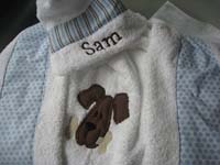 Brown Puppy Dog Hooded Towel